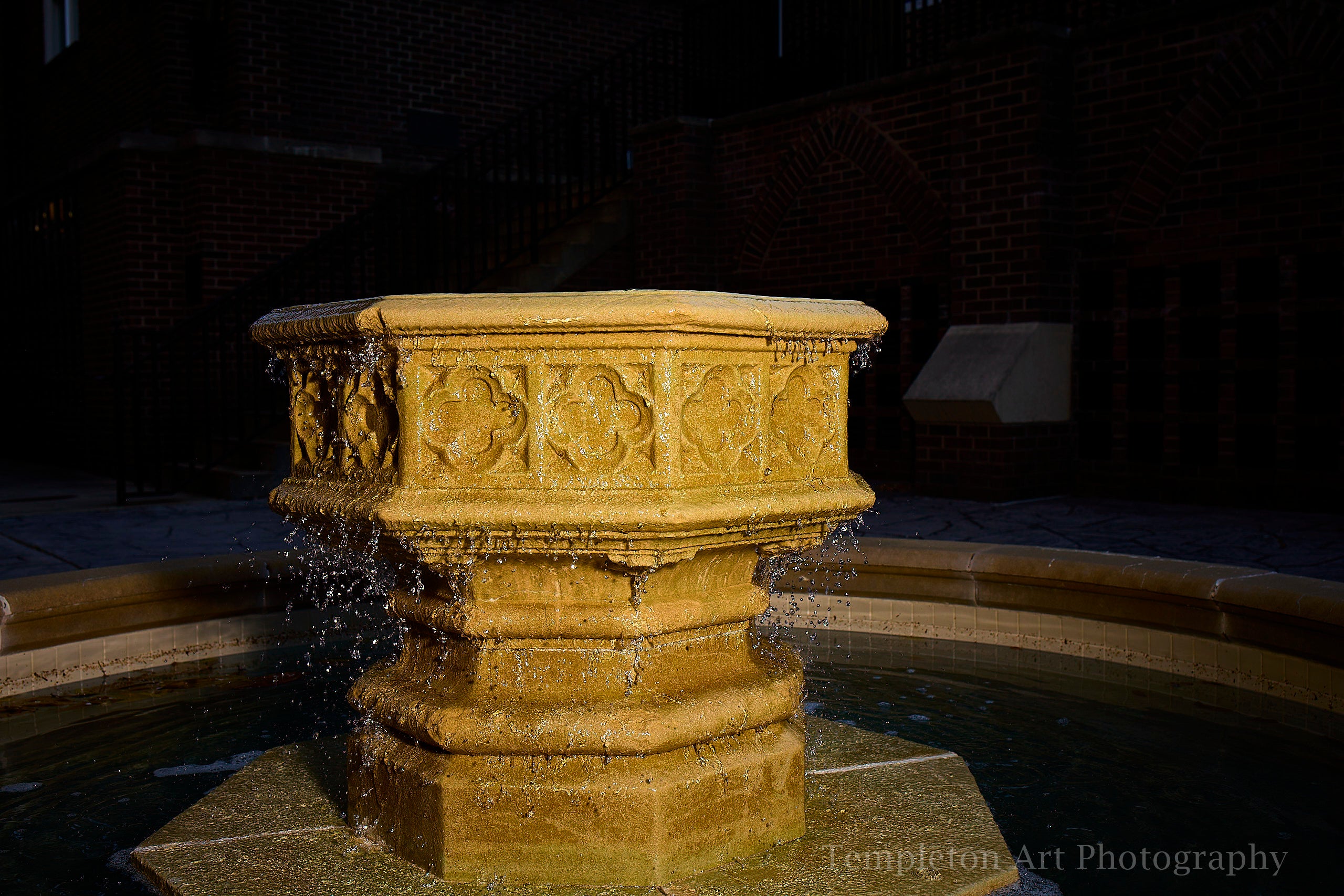 Fountain At Night